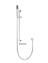 Meir ROUND Shower On Rail Column In Chrome - Matte Black - Tiger Bronze - Champagne - Brushed Nickel